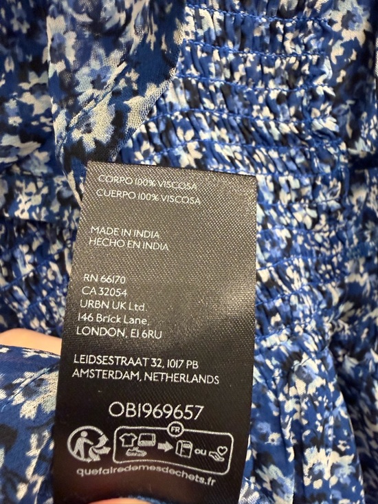 Anthropologie Maeve Square-Neck Sheer Babydoll Top - Picture 8 of 8